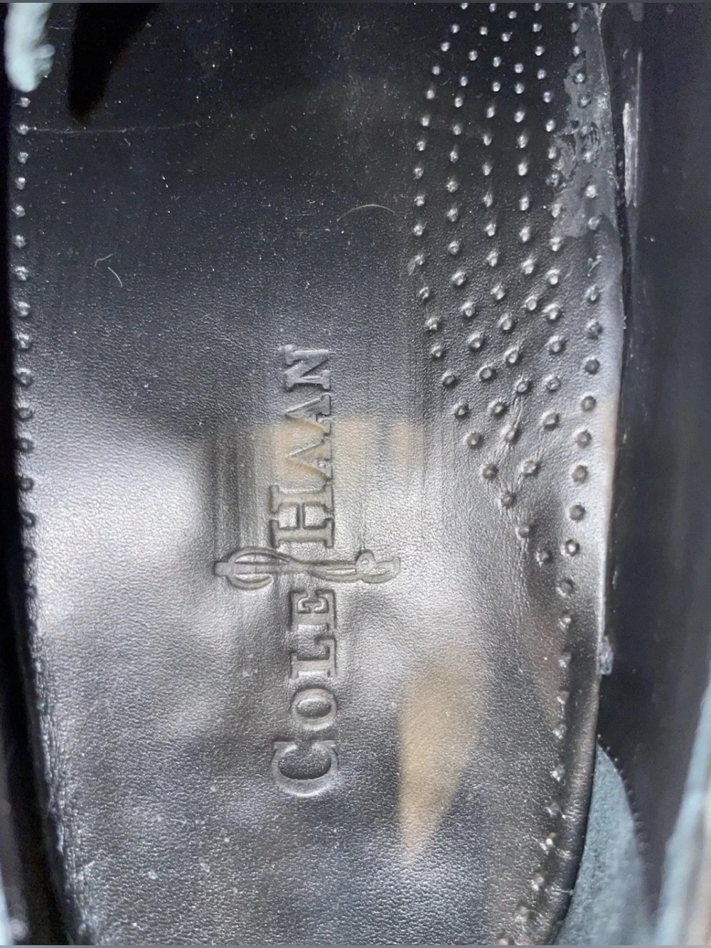 Cole Haan Hamilton Grand.OS Wingtip Oxford Triple Black C23751 Mens 10.5